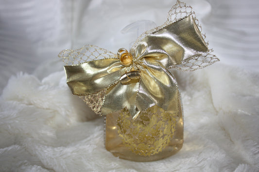 Goldene Ornamentflüssigseife